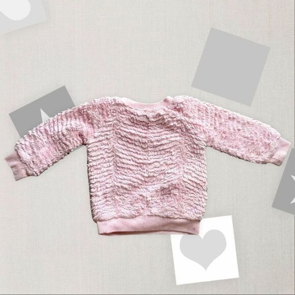 Juicy‎ Couture Pink Fuzzy Wubby Pullover Sweater 18 months - Picture 2 of 5